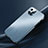 Handyhülle Hülle Luxus Aluminium Metall Tasche M02 für Apple iPhone 13 Pro Blau