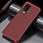 Handyhülle Hülle Luxus Aluminium Metall Tasche M02 für Vivo X51 5G Rot