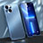 Handyhülle Hülle Luxus Aluminium Metall Tasche M03 für Apple iPhone 14