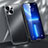 Handyhülle Hülle Luxus Aluminium Metall Tasche M03 für Apple iPhone 14