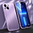 Handyhülle Hülle Luxus Aluminium Metall Tasche M03 für Apple iPhone 14