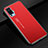 Handyhülle Hülle Luxus Aluminium Metall Tasche M03 für Vivo X51 5G Rot