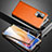 Handyhülle Hülle Luxus Aluminium Metall Tasche M04 für Vivo X50 Pro 5G Orange
