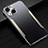 Handyhülle Hülle Luxus Aluminium Metall Tasche M05 für Apple iPhone 14 Gold