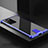 Handyhülle Hülle Luxus Aluminium Metall Tasche N04 für Samsung Galaxy Note 20 Ultra 5G Blau