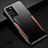 Handyhülle Hülle Luxus Aluminium Metall Tasche T01 für Huawei Honor X10 5G Rot