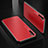 Handyhülle Hülle Luxus Aluminium Metall Tasche T01 für Huawei P30 Pro New Edition Rot