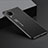 Handyhülle Hülle Luxus Aluminium Metall Tasche T01 für Huawei P40 Lite Schwarz