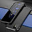 Handyhülle Hülle Luxus Aluminium Metall Tasche T02 für Apple iPhone 12 Mini Schwarz