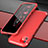 Handyhülle Hülle Luxus Aluminium Metall Tasche T02 für Apple iPhone 12 Rot