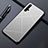 Handyhülle Hülle Luxus Aluminium Metall Tasche T02 für Huawei Honor 20 Silber