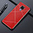Handyhülle Hülle Luxus Aluminium Metall Tasche T02 für Huawei Mate 20 Rot