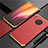 Handyhülle Hülle Luxus Aluminium Metall Tasche T02 für Huawei Mate 30 5G Gold und Rot