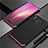 Handyhülle Hülle Luxus Aluminium Metall Tasche T02 für Huawei Mate 30 5G Rot und Schwarz