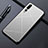 Handyhülle Hülle Luxus Aluminium Metall Tasche T02 für Huawei P20 Pro Silber
