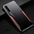 Handyhülle Hülle Luxus Aluminium Metall Tasche T02 für Oppo Find X2 Lite Rot