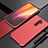 Handyhülle Hülle Luxus Aluminium Metall Tasche T02 für Xiaomi Redmi Note 8 Pro Rot
