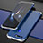 Handyhülle Hülle Luxus Aluminium Metall Tasche T03 für Huawei Honor V20 Blau