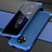 Handyhülle Hülle Luxus Aluminium Metall Tasche T03 für Xiaomi Redmi K30 Pro Zoom Blau