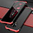 Handyhülle Hülle Luxus Aluminium Metall Tasche T03 für Xiaomi Redmi K30 Pro Zoom Rot und Schwarz
