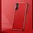 Handyhülle Hülle Luxus Aluminium Metall Tasche T04 für Huawei Nova 5T Rot