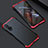 Handyhülle Hülle Luxus Aluminium Metall Tasche T05 für Huawei Nova 5T Rot