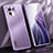 Handyhülle Hülle Luxus Aluminium Metall und Silikon Rahmen Tasche M01 für Xiaomi Mi 11 5G Violett