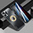 Handyhülle Hülle Luxus Aluminium Metall und Silikon Rahmen Tasche mit Mag-Safe Magnetic Magnetisch JL1 für Apple iPhone 13 Pro Max Schwarz