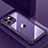 Handyhülle Hülle Luxus Aluminium Metall und Silikon Rahmen Tasche QC1 für Apple iPhone 13 Pro Max Violett