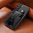 Handyhülle Hülle Luxus Leder Schutzhülle A01D für Samsung Galaxy S21 Plus 5G Schwarz