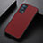 Handyhülle Hülle Luxus Leder Schutzhülle B07H für Oppo Reno6 Pro+ Plus 5G Rot