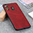 Handyhülle Hülle Luxus Leder Schutzhülle B08H für Samsung Galaxy A21 Rot