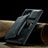 Handyhülle Hülle Luxus Leder Schutzhülle C02S für Samsung Galaxy S23 Ultra 5G Schwarz