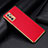 Handyhülle Hülle Luxus Leder Schutzhülle DL2 für Oppo Reno6 Pro 5G India Rot