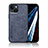 Handyhülle Hülle Luxus Leder Schutzhülle DY1 für Apple iPhone 13 Blau