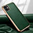 Handyhülle Hülle Luxus Leder Schutzhülle für Apple iPhone 12 Mini Grün