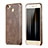 Handyhülle Hülle Luxus Leder Schutzhülle für Huawei Enjoy 5S Braun