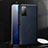 Handyhülle Hülle Luxus Leder Schutzhülle für Huawei Honor X10 5G Blau