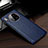 Handyhülle Hülle Luxus Leder Schutzhülle für Huawei Mate 30 5G Blau