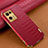Handyhülle Hülle Luxus Leder Schutzhülle für Oppo F21 Pro 4G Rot