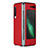 Handyhülle Hülle Luxus Leder Schutzhülle für Samsung Galaxy Fold Rot