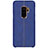 Handyhülle Hülle Luxus Leder Schutzhülle für Samsung Galaxy S9 Plus Blau