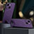 Handyhülle Hülle Luxus Leder Schutzhülle mit Mag-Safe Magnetic Magnetisch für Apple iPhone 13 Violett