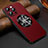 Handyhülle Hülle Luxus Leder Schutzhülle mit Mag-Safe Magnetic Magnetisch LD2 für Apple iPhone 13 Pro Rot