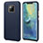 Handyhülle Hülle Luxus Leder Schutzhülle P04 für Huawei Mate 20 Pro Blau