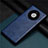 Handyhülle Hülle Luxus Leder Schutzhülle R01 für Huawei Mate 40 Blau