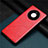 Handyhülle Hülle Luxus Leder Schutzhülle R01 für Huawei Mate 40 Rot
