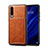 Handyhülle Hülle Luxus Leder Schutzhülle R05 für Huawei P30 Orange