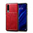 Handyhülle Hülle Luxus Leder Schutzhülle R05 für Huawei P30 Rot