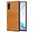 Handyhülle Hülle Luxus Leder Schutzhülle R06 für Samsung Galaxy Note 10 5G Orange